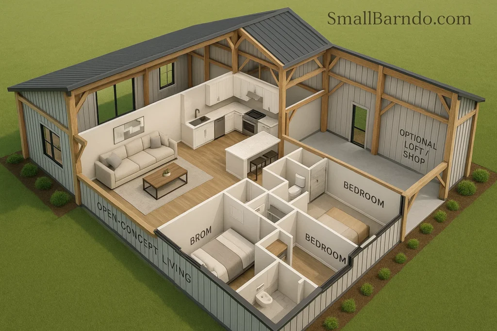 10 Most Pioneering Pole Barn House Design Plans (Costs & Blueprints)