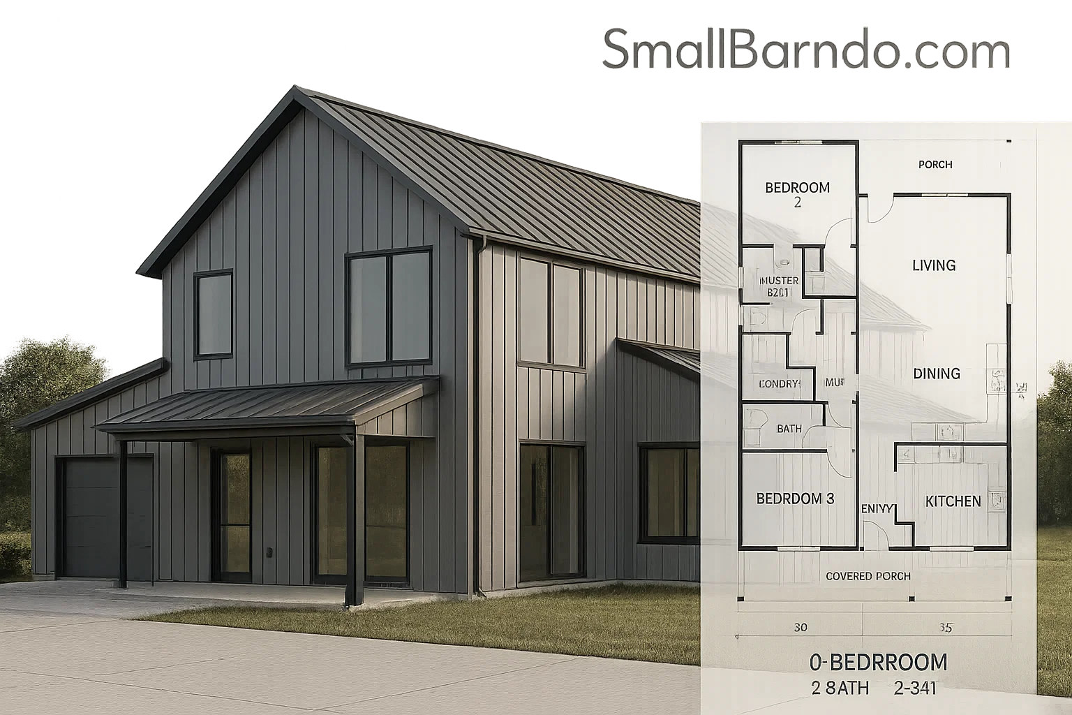 25 Exclusive Barndominium House Plans Small, Large, & Custom Designs