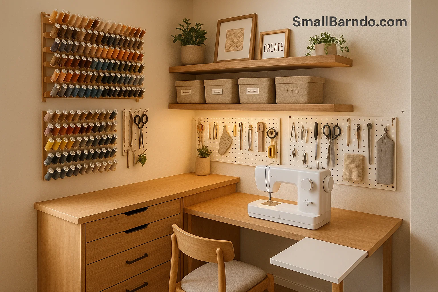 35 Functional Small Sewing Space Ideas for Corners, Closets, and Multi-Use Rooms
