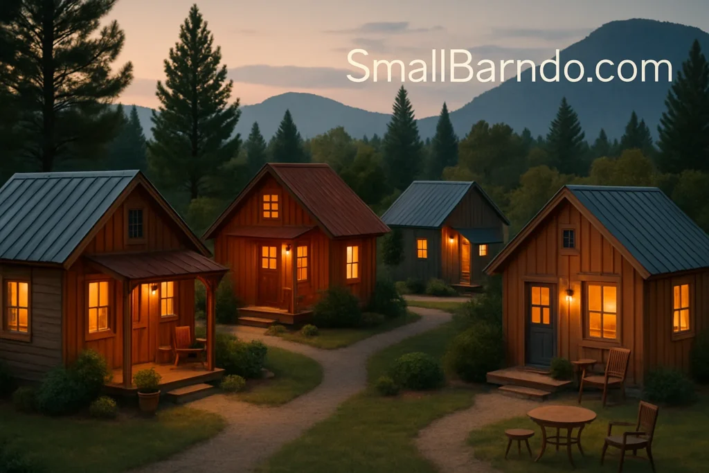 10 Charming Tiny Town Cabins Floor Plans and Decorating Ideas