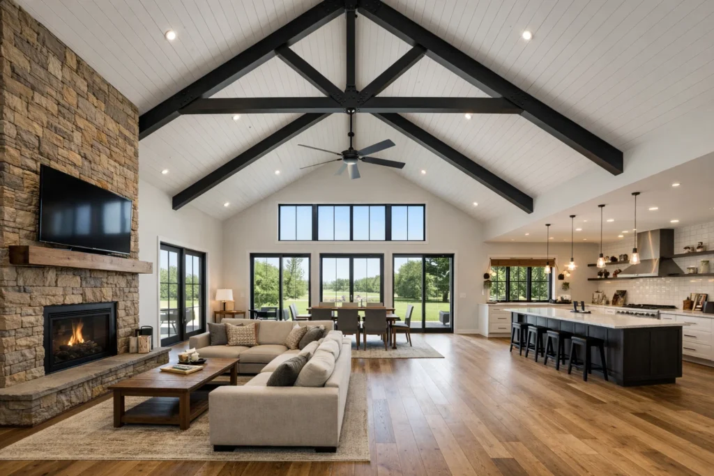 Design Flexibility (The Open-Concept Appeal)