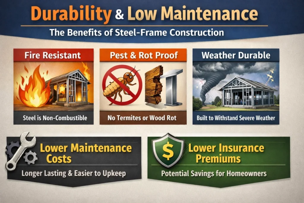 Durability and Low Maintenance