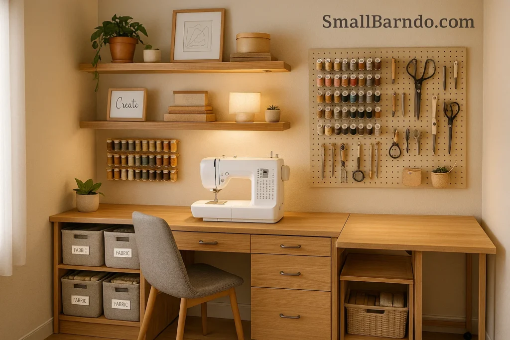 35 Functional Small Sewing Space Ideas for Corners, Closets, and Multi-Use Rooms