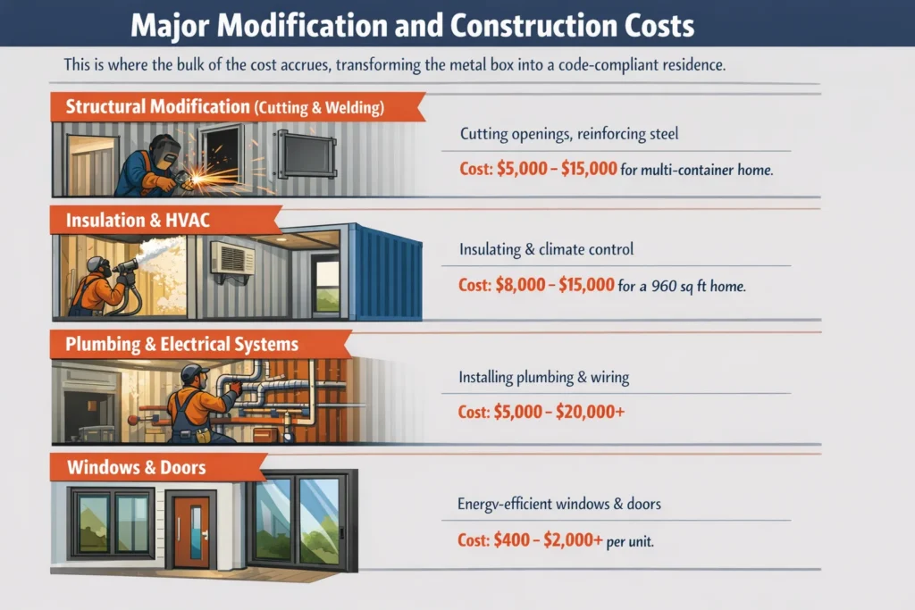 Major Modification and Construction Costs