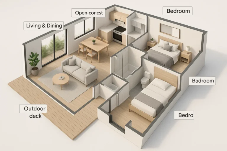 Modern Floor Plan of Two Bedroom Houses for Every Lifestyle