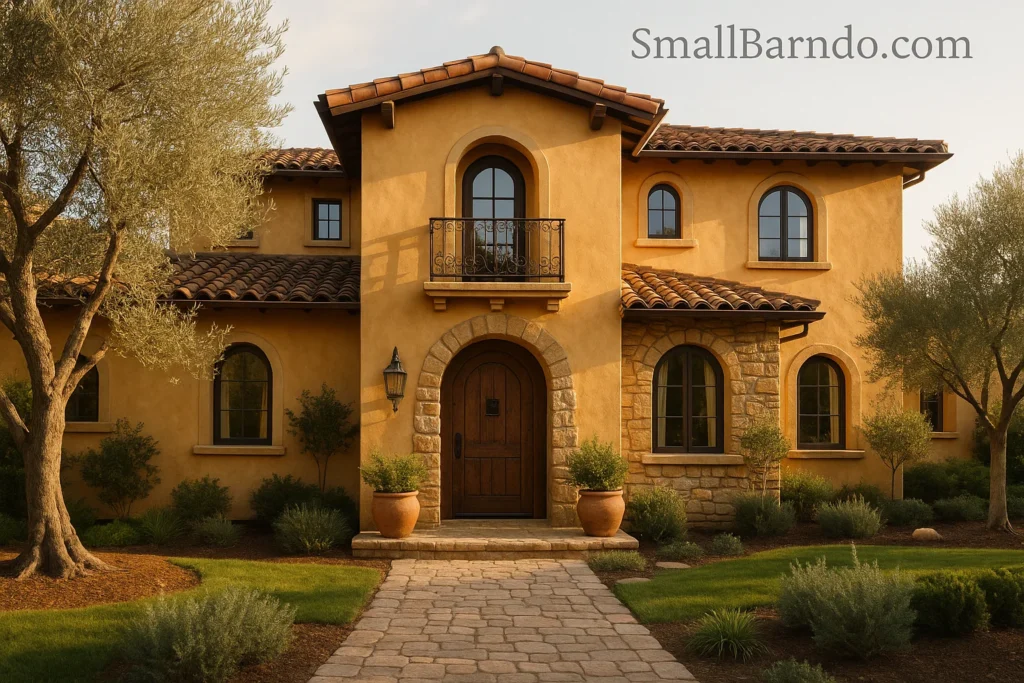 The Revamped 2000s Tuscan House Exterior Paint Colors and Curb Appeal