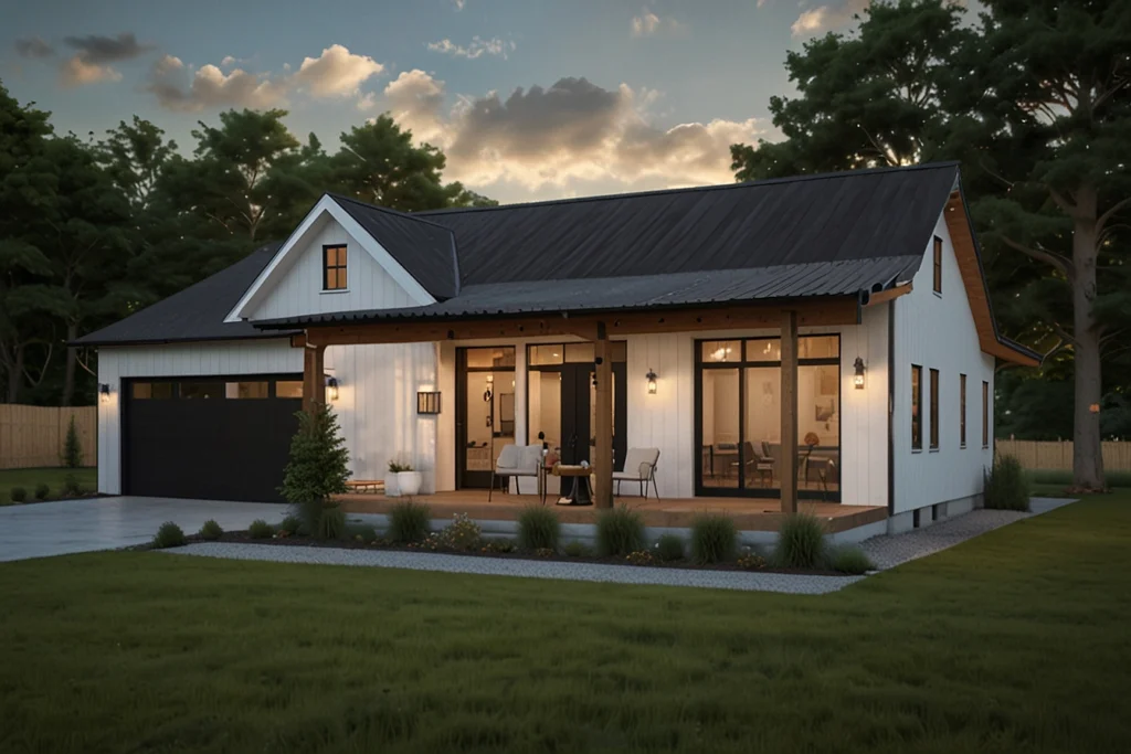 15 Stunning Modern One Story Farmhouse Plans for Single-Level Perfection