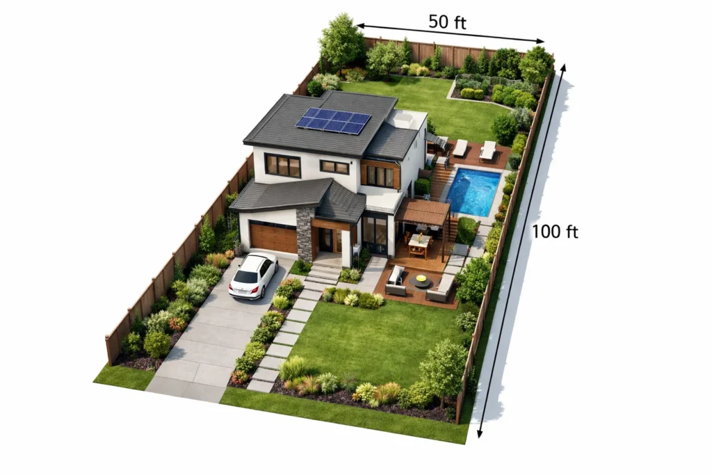 What Does a 50 x 100 Lot Mean