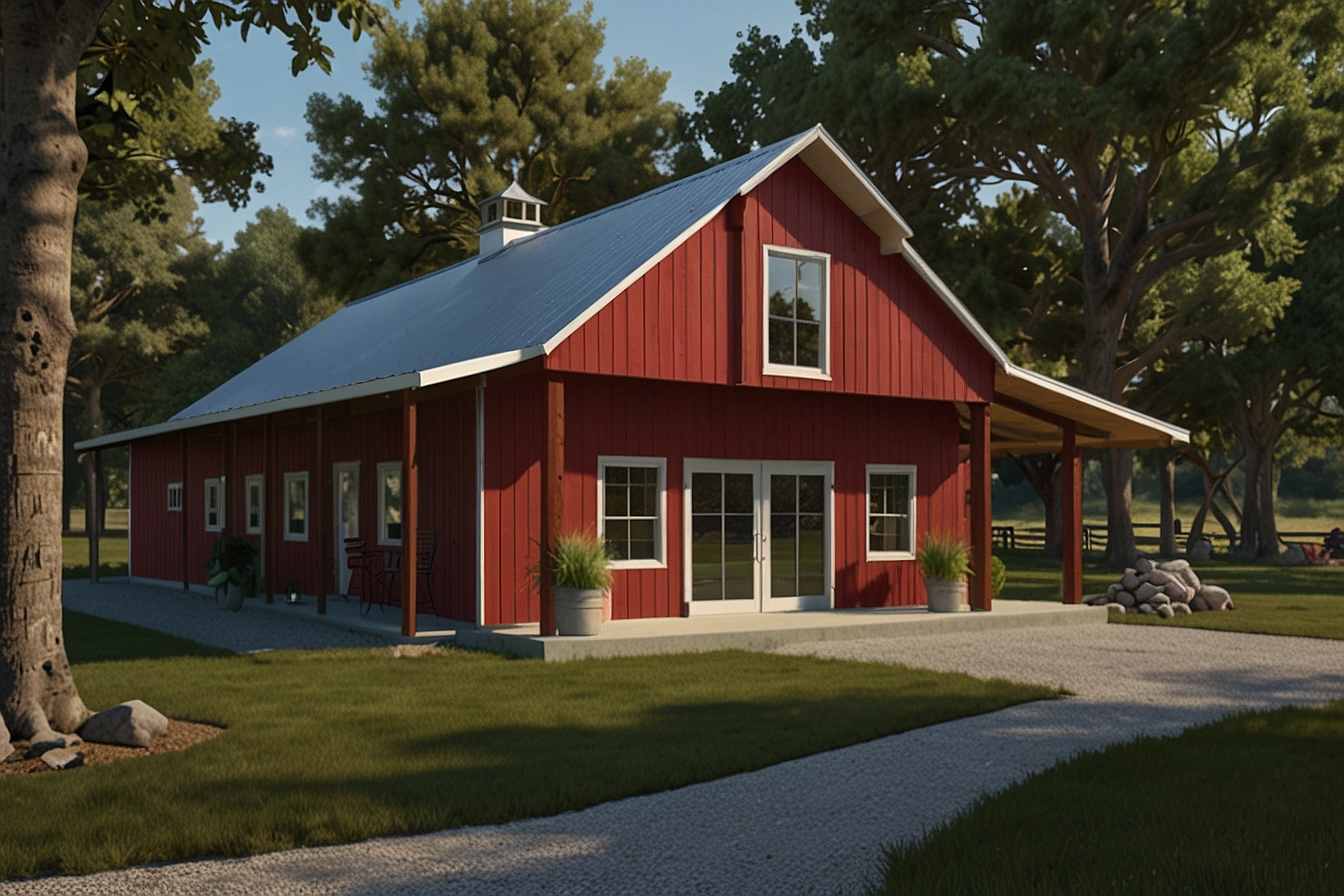 plans for pole barn houses​