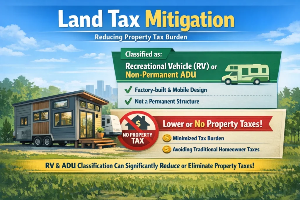 structure is factory-built and designed for mobility