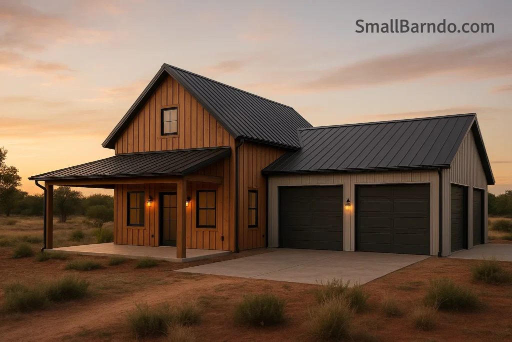 20 Superior Barndominium Plans with Shop and Attached Garage (Full Blueprints)