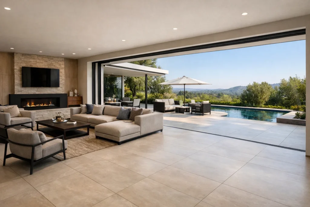 Continuous Flooring and Open Transitions