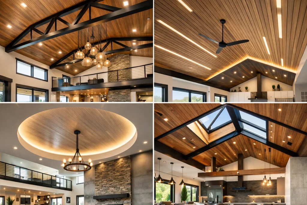Modern Barndominium Ceiling Ideas for Contemporary Design