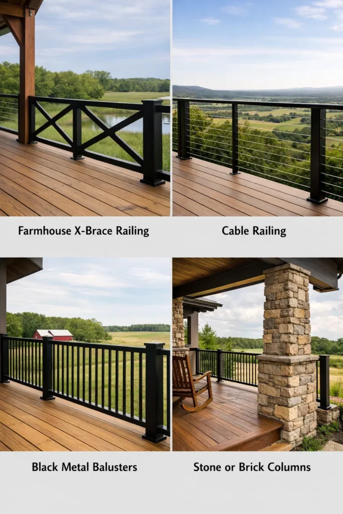 Railing Styles and Accents