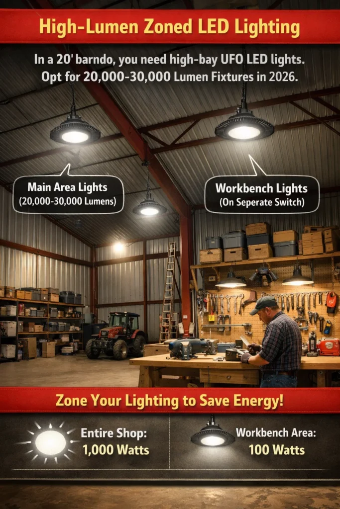 High-Lumen Zoned LED Lighting
