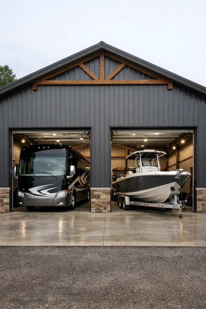 Oversized RV and Boat Bays
