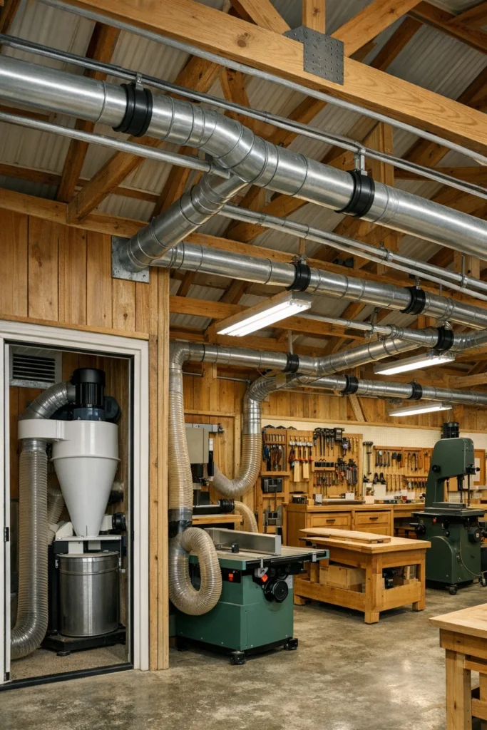 Specialized Dust Collection Hubs
