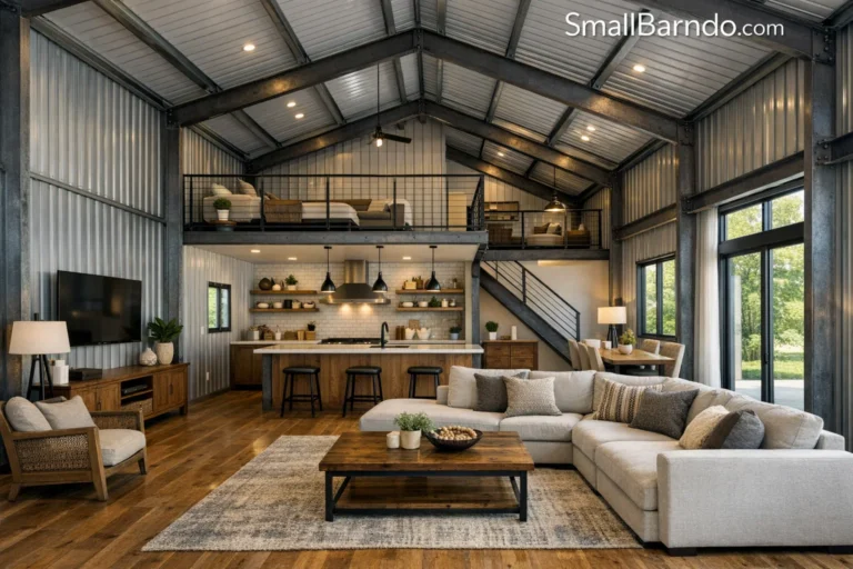 Spectacular Metal Building Homes Interior