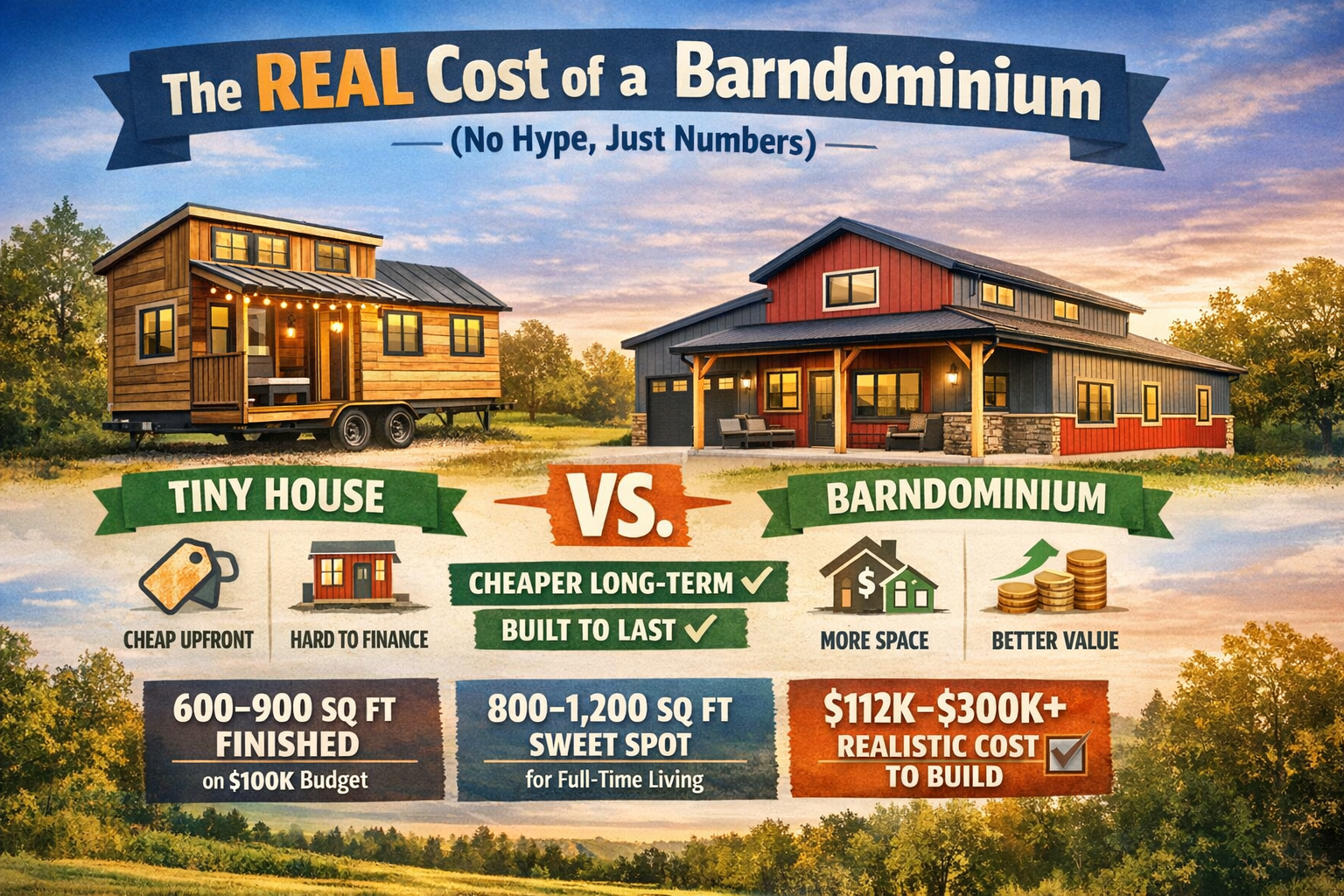 Small Barndominium: The Complete 2026 Guide to Costs, Sizes, and What Nobody Tells You